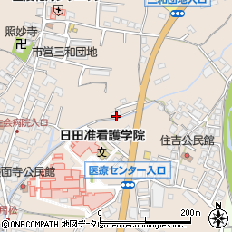大分県日田市清水町769周辺の地図
