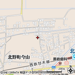 福岡県久留米市北野町今山878周辺の地図