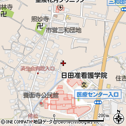 大分県日田市清水町813-7周辺の地図
