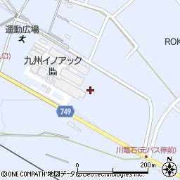 株式会社九州イノアック　浮羽工場周辺の地図