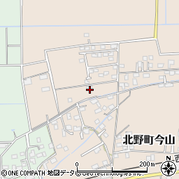福岡県久留米市北野町今山1106周辺の地図