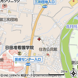 大分県日田市清水町786-3周辺の地図