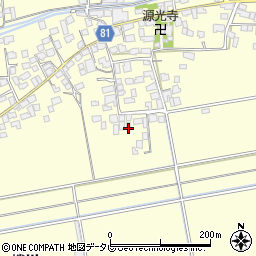 福岡県久留米市大橋町蜷川1242周辺の地図