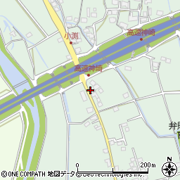 佐賀県神埼市神埼町的586周辺の地図
