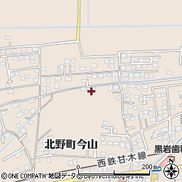 福岡県久留米市北野町今山923周辺の地図