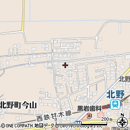 福岡県久留米市北野町今山870周辺の地図