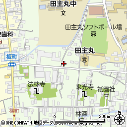 林田　進学教室周辺の地図