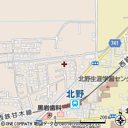 福岡県久留米市北野町今山859周辺の地図
