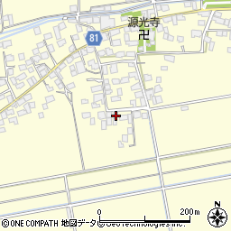 福岡県久留米市大橋町蜷川1241周辺の地図