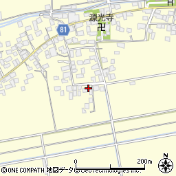 福岡県久留米市大橋町蜷川1227周辺の地図
