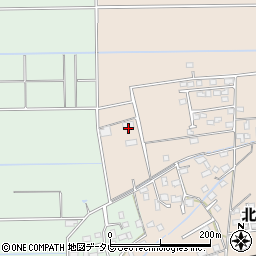 福岡県久留米市北野町今山1097周辺の地図