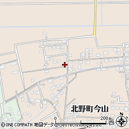 福岡県久留米市北野町今山1075周辺の地図