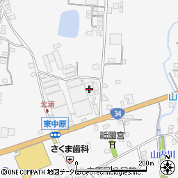 佐賀県三養基郡みやき町簑原5732周辺の地図