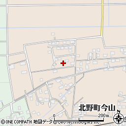 福岡県久留米市北野町今山1074周辺の地図