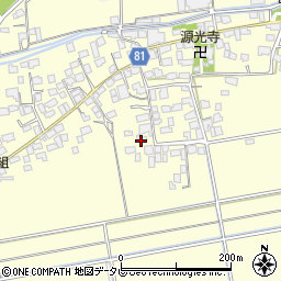福岡県久留米市大橋町蜷川1291周辺の地図