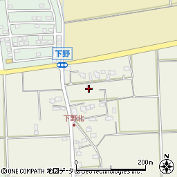 佐賀県鳥栖市下野町205周辺の地図