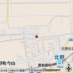 福岡県久留米市北野町今山1227周辺の地図