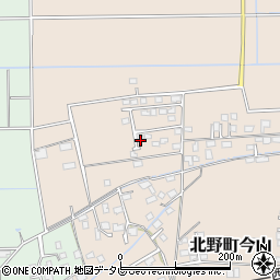 福岡県久留米市北野町今山1072周辺の地図