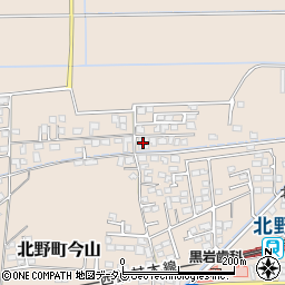 福岡県久留米市北野町今山1221周辺の地図