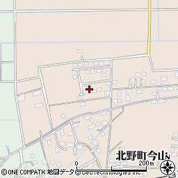 福岡県久留米市北野町今山1073周辺の地図