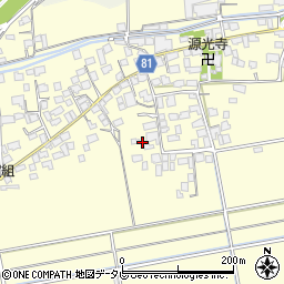 福岡県久留米市大橋町蜷川1288周辺の地図