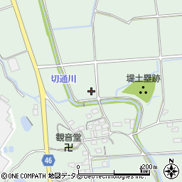 佐賀県三養基郡上峰町堤周辺の地図