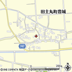 福岡県久留米市田主丸町豊城1126-3周辺の地図
