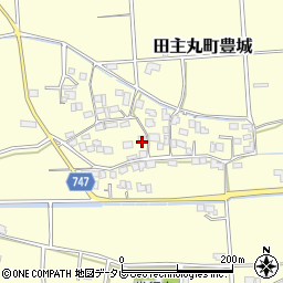 福岡県久留米市田主丸町豊城1126-1周辺の地図