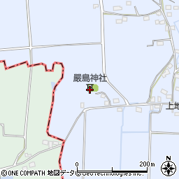 嚴島神社周辺の地図