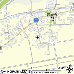 福岡県久留米市大橋町蜷川1295周辺の地図