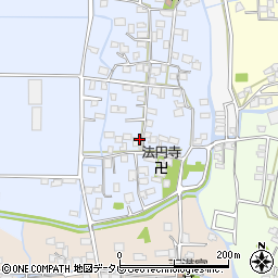 福岡県久留米市北野町仁王丸147-1周辺の地図