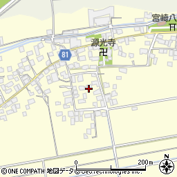 福岡県久留米市大橋町蜷川1180周辺の地図