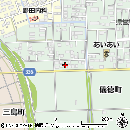 佐賀県鳥栖市儀徳町2428周辺の地図