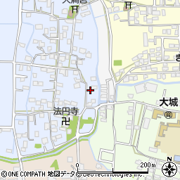 福岡県久留米市北野町仁王丸86周辺の地図
