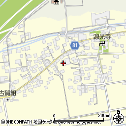 福岡県久留米市大橋町蜷川1332周辺の地図