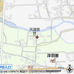 福岡県久留米市田主丸町秋成969周辺の地図