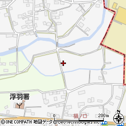 福岡県久留米市田主丸町鷹取周辺の地図