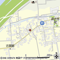 福岡県久留米市大橋町蜷川1494周辺の地図