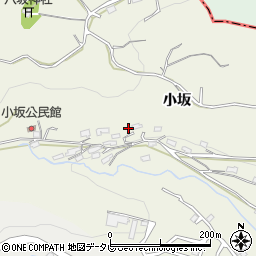 大分県別府市小坂周辺の地図