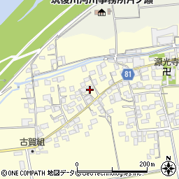 福岡県久留米市大橋町蜷川1496周辺の地図