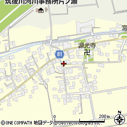 福岡県久留米市大橋町蜷川1207周辺の地図