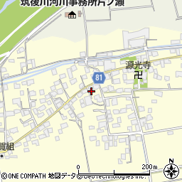 福岡県久留米市大橋町蜷川1320周辺の地図