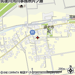 福岡県久留米市大橋町蜷川1209周辺の地図
