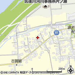 福岡県久留米市大橋町蜷川1491周辺の地図