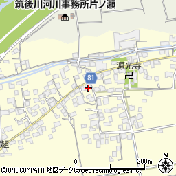 福岡県久留米市大橋町蜷川1318周辺の地図