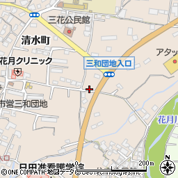大分県日田市清水町976周辺の地図