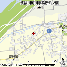福岡県久留米市大橋町蜷川1497周辺の地図