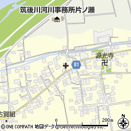福岡県久留米市大橋町蜷川1516周辺の地図