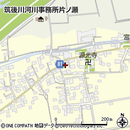 福岡県久留米市大橋町蜷川1204周辺の地図