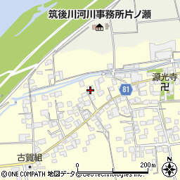 福岡県久留米市大橋町蜷川1503周辺の地図